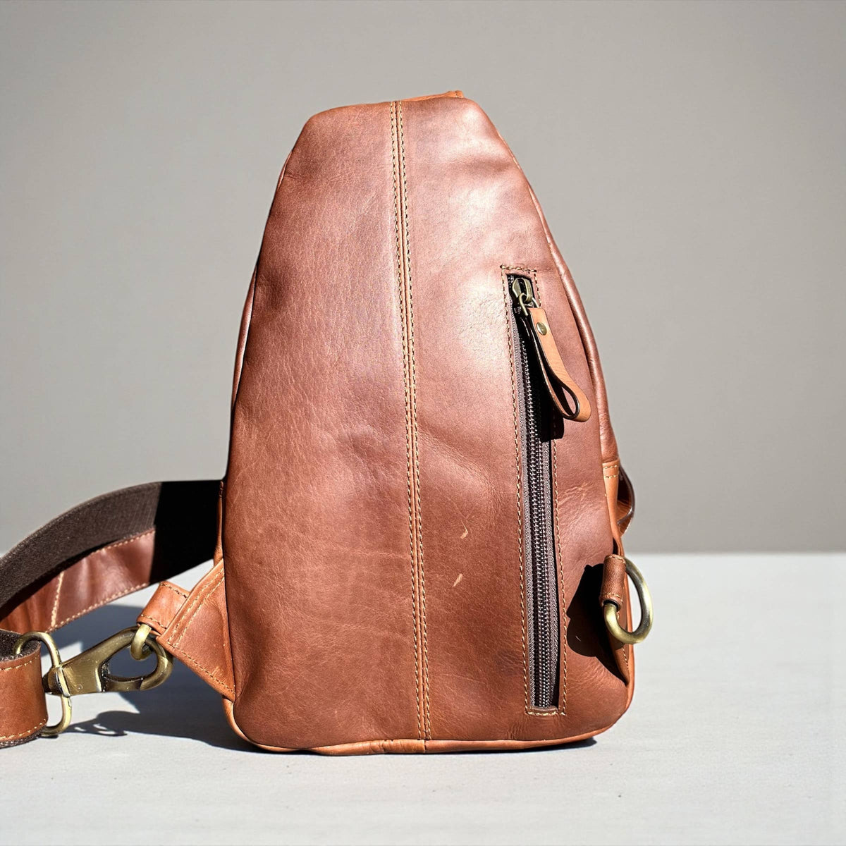Leather Sling Bag 