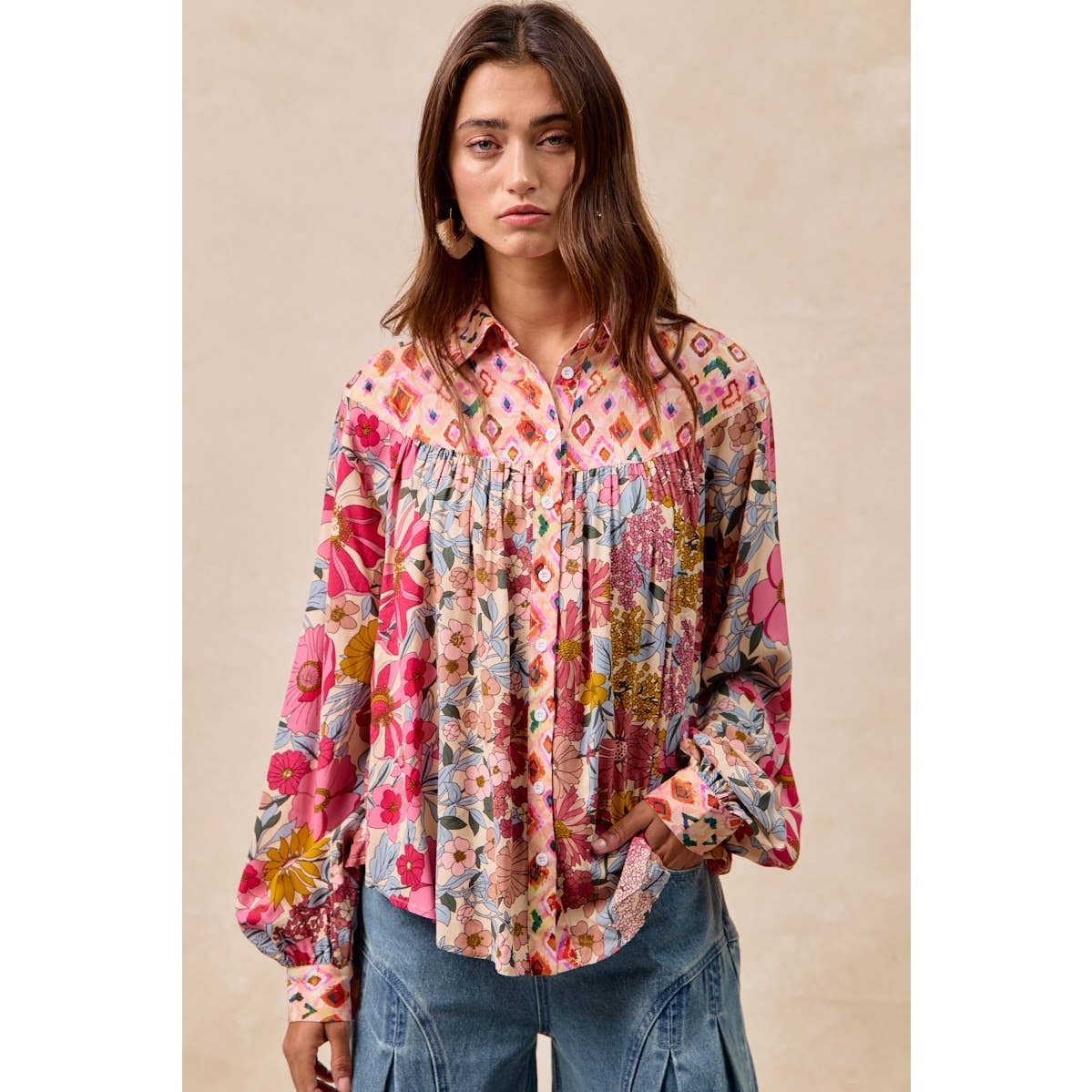 Floral Mix & Match Blouse