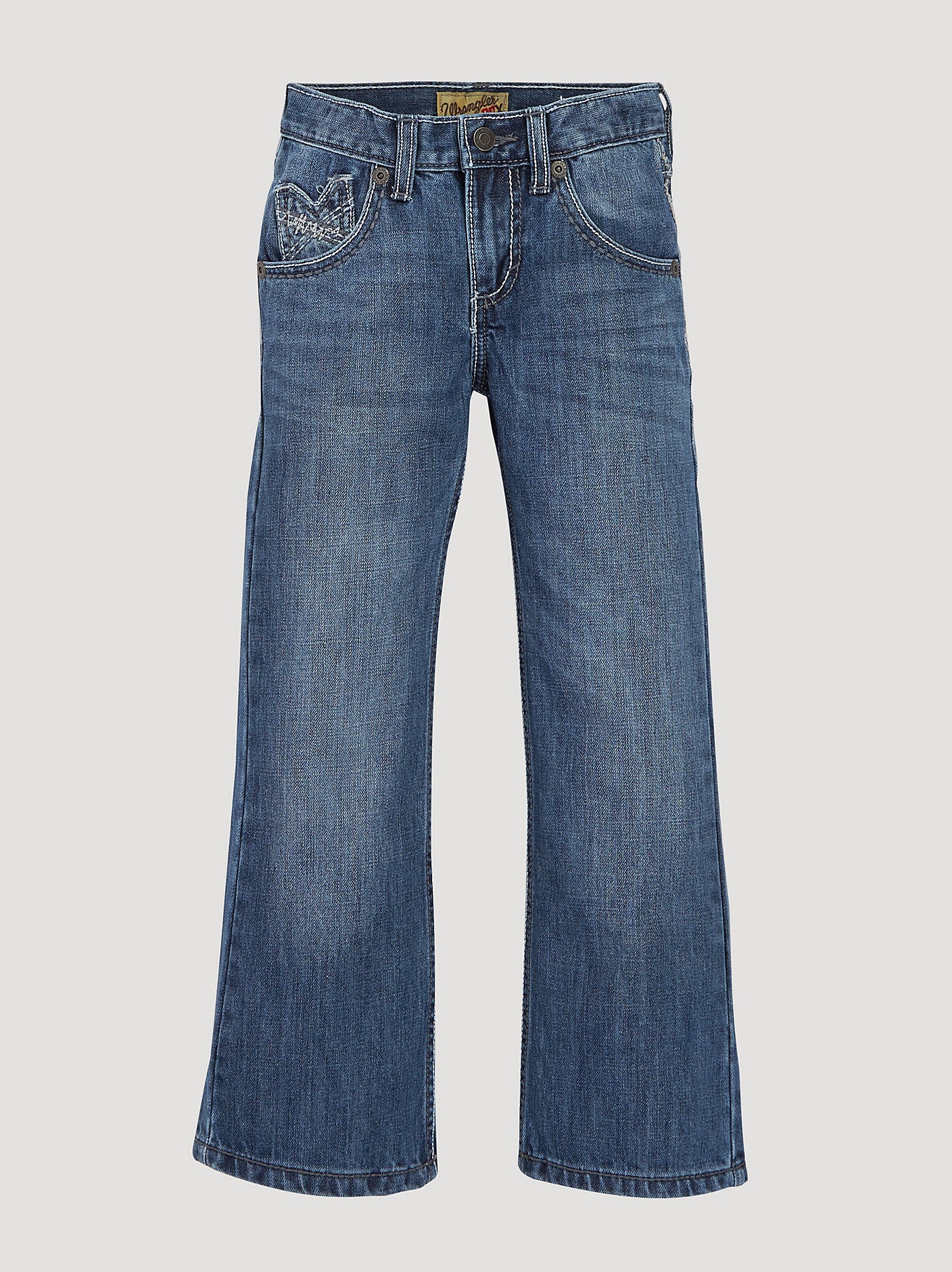 Wrangler 1042BWXBB Boy's 20X No. 42 Vintage Bootcut Slim Fit Jeans