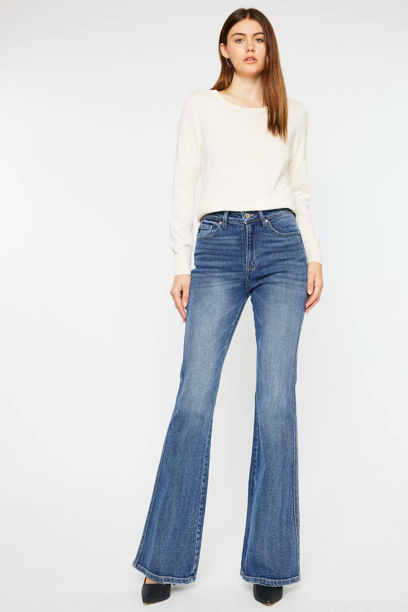 KanCan Luke High Rise Flared Jeans
