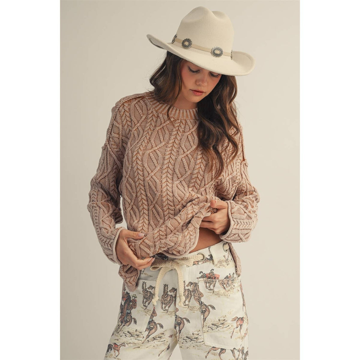 Luxury Heritage Braided Comfort Sweater