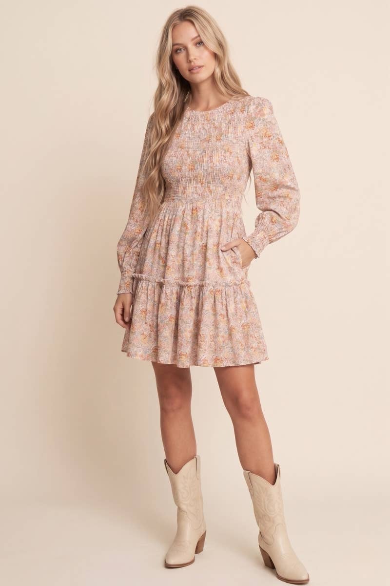 Autumn Garden Mini Dress