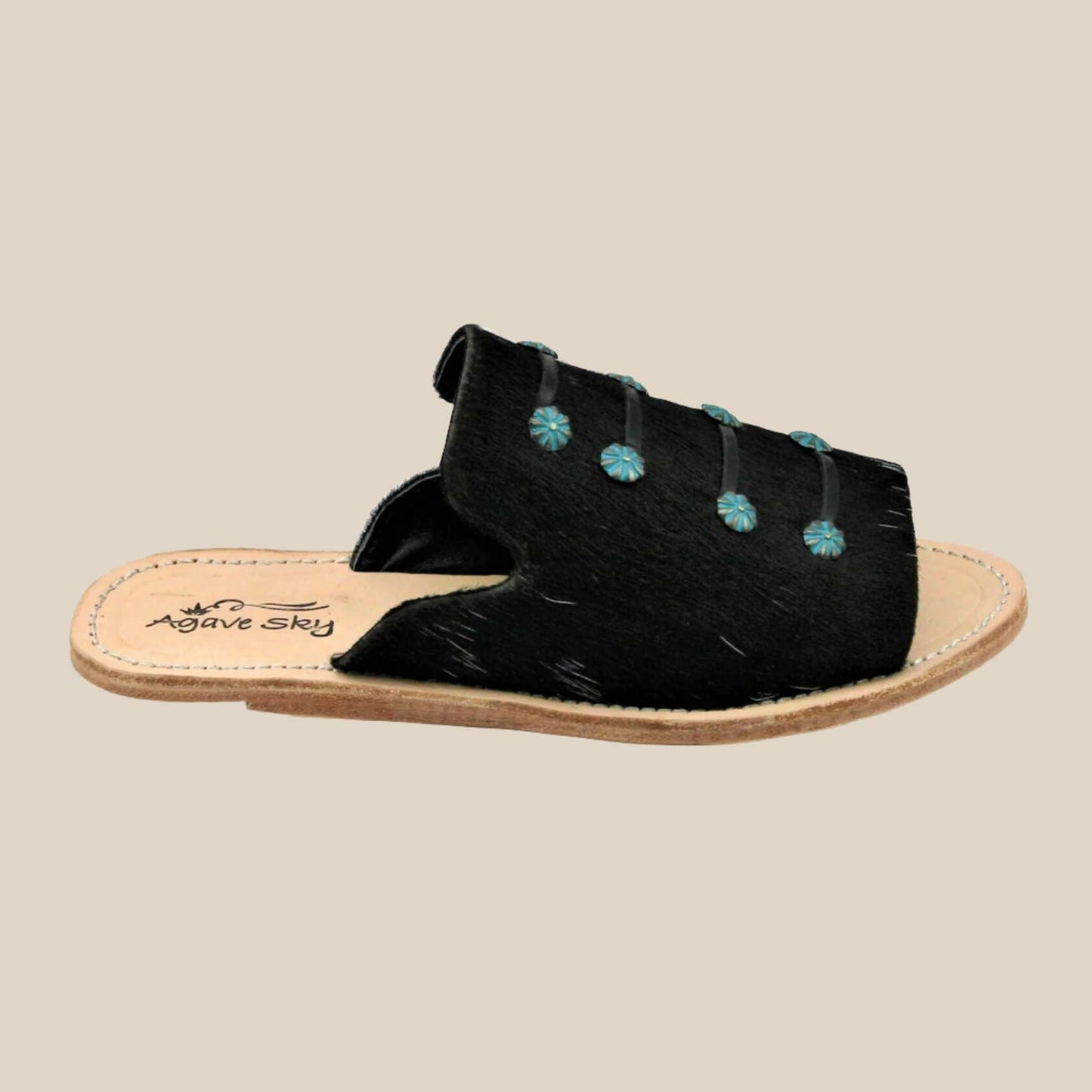 Hara Sandal Black Cowhide