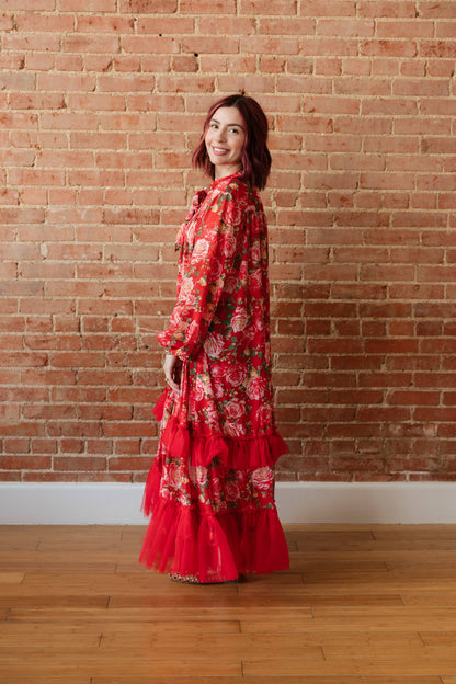 Red Rose Kimono