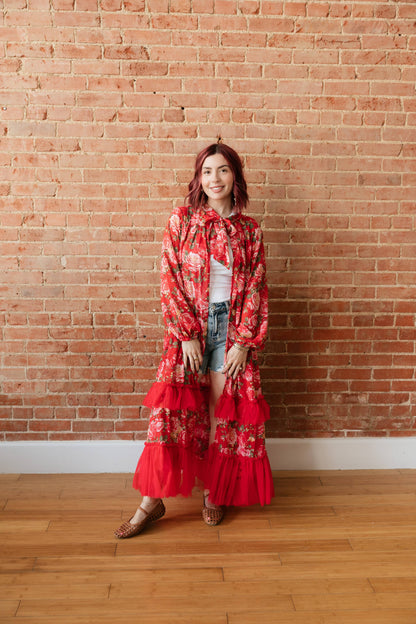 Red Rose Kimono