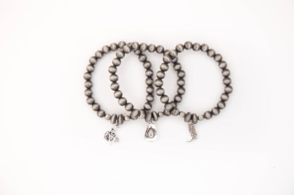 West & Co. 3pc Bracelet Set w/ Charms