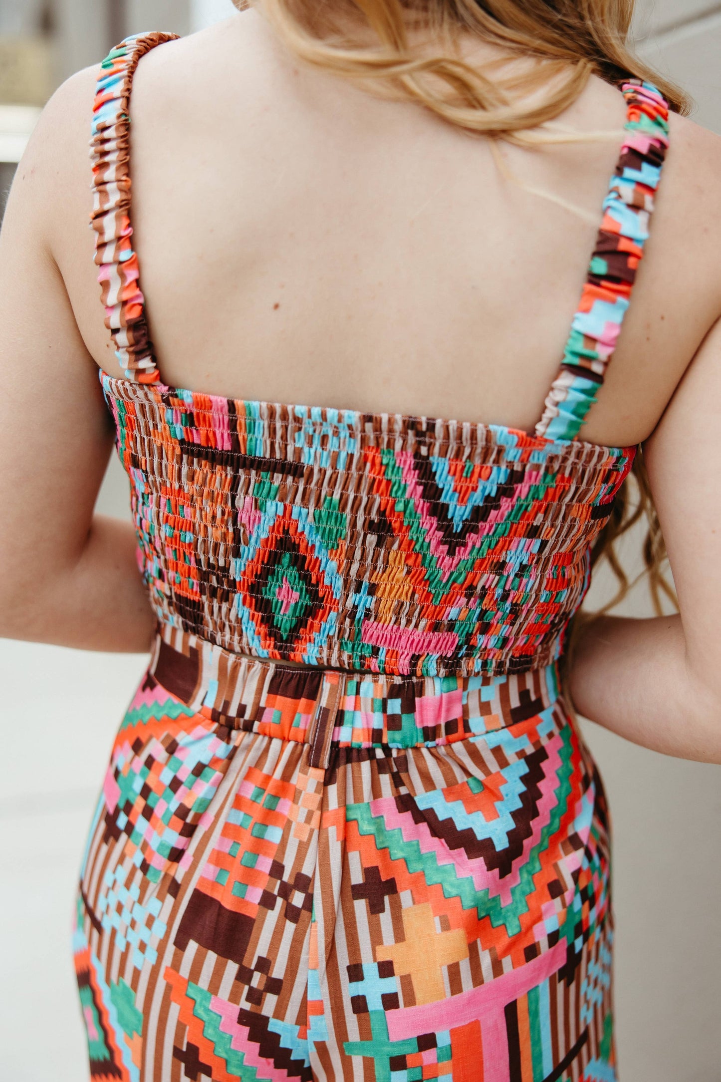 Turq Haven Funky Aztec Top