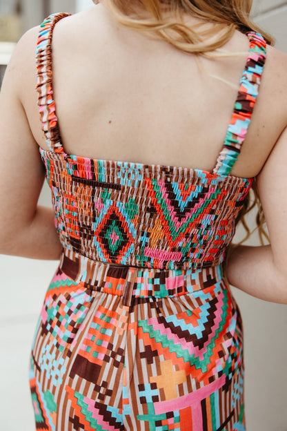 Turq Haven Funky Aztec Top