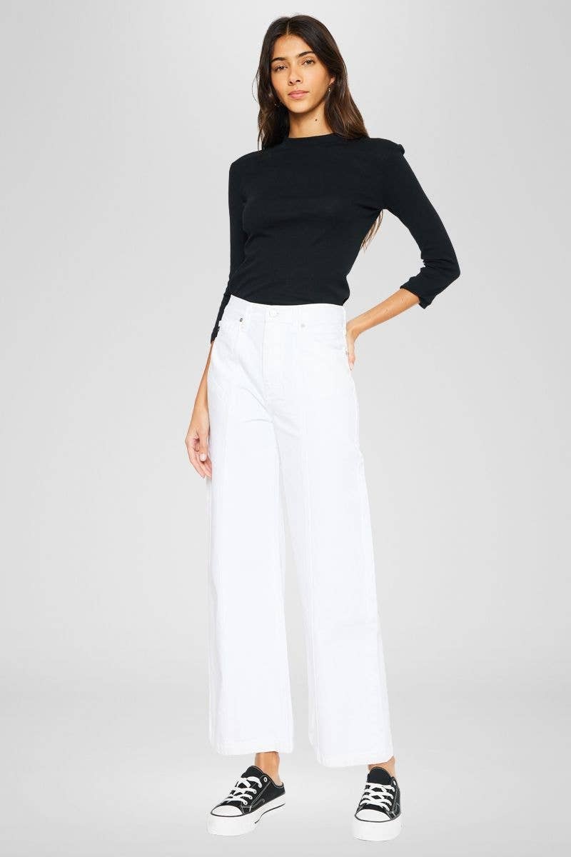 KanCan Mara Ultra High Rise 90s Wide Jeans – Rigid Pleated Fit