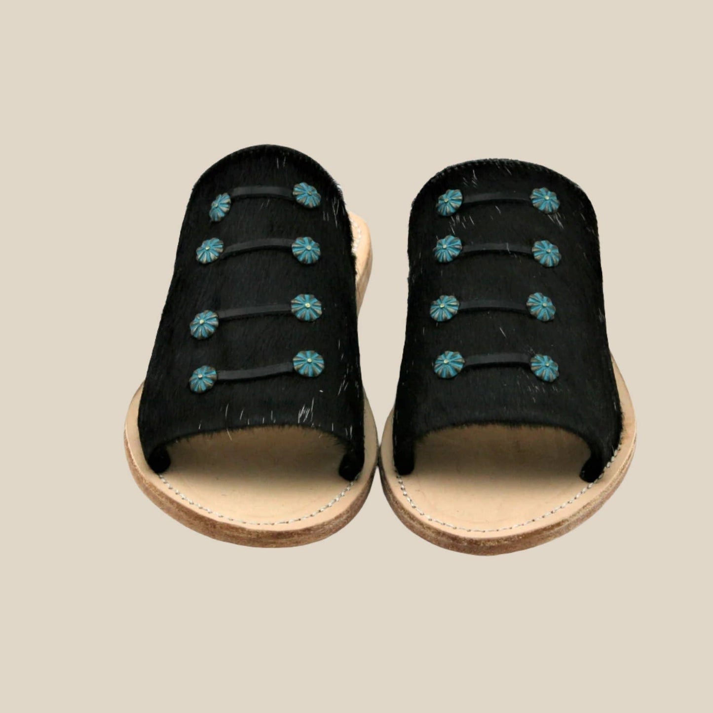 Hara Sandal Black Cowhide