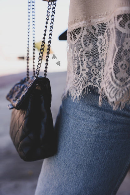 Chill Cowboy Lace Trim Hoodie