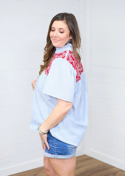 Layerz Clothing - The Denim Reece Top
