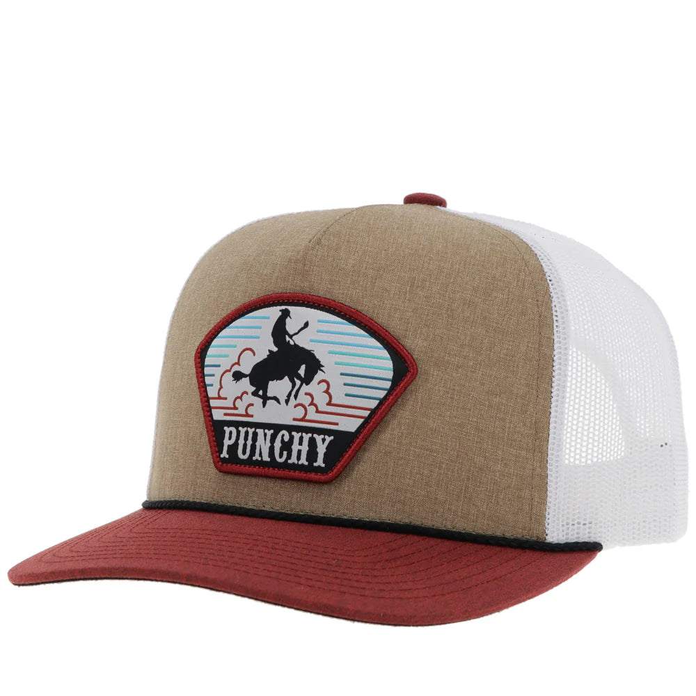 Hooey "Punchy" Tan & White Hat