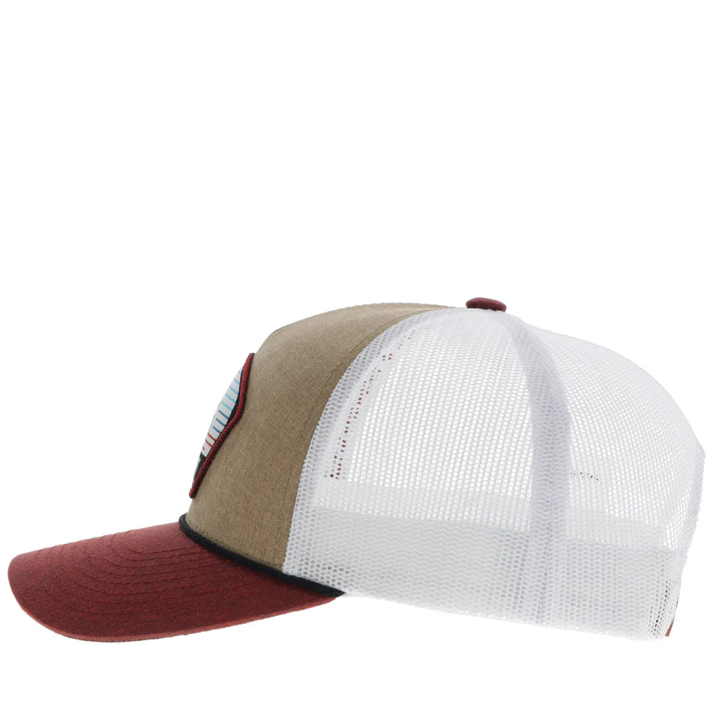 Hooey "Punchy" Tan & White Hat