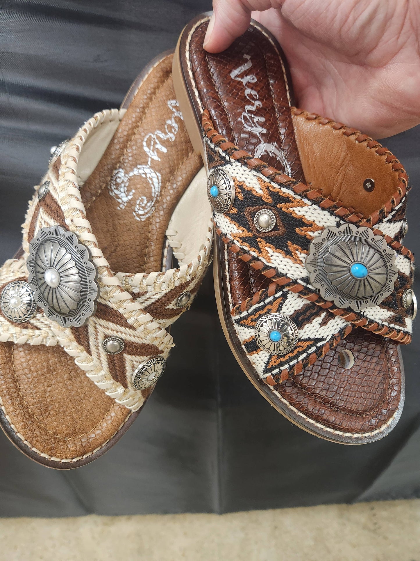 Jungle-Very G Western Slip on Sandal
