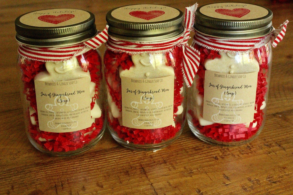 Jar of Gingerbread Soap