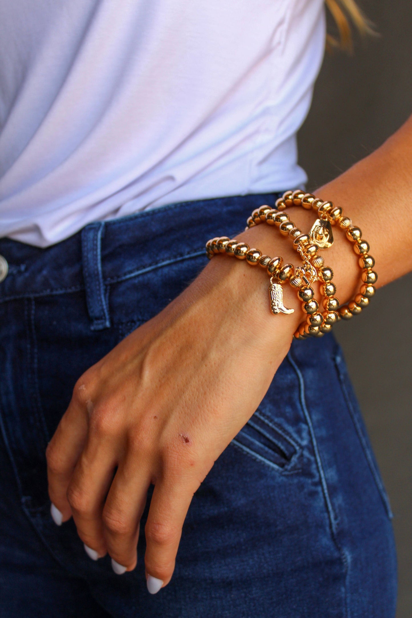 West & Co. 3pc Bracelet Set w/ Charms