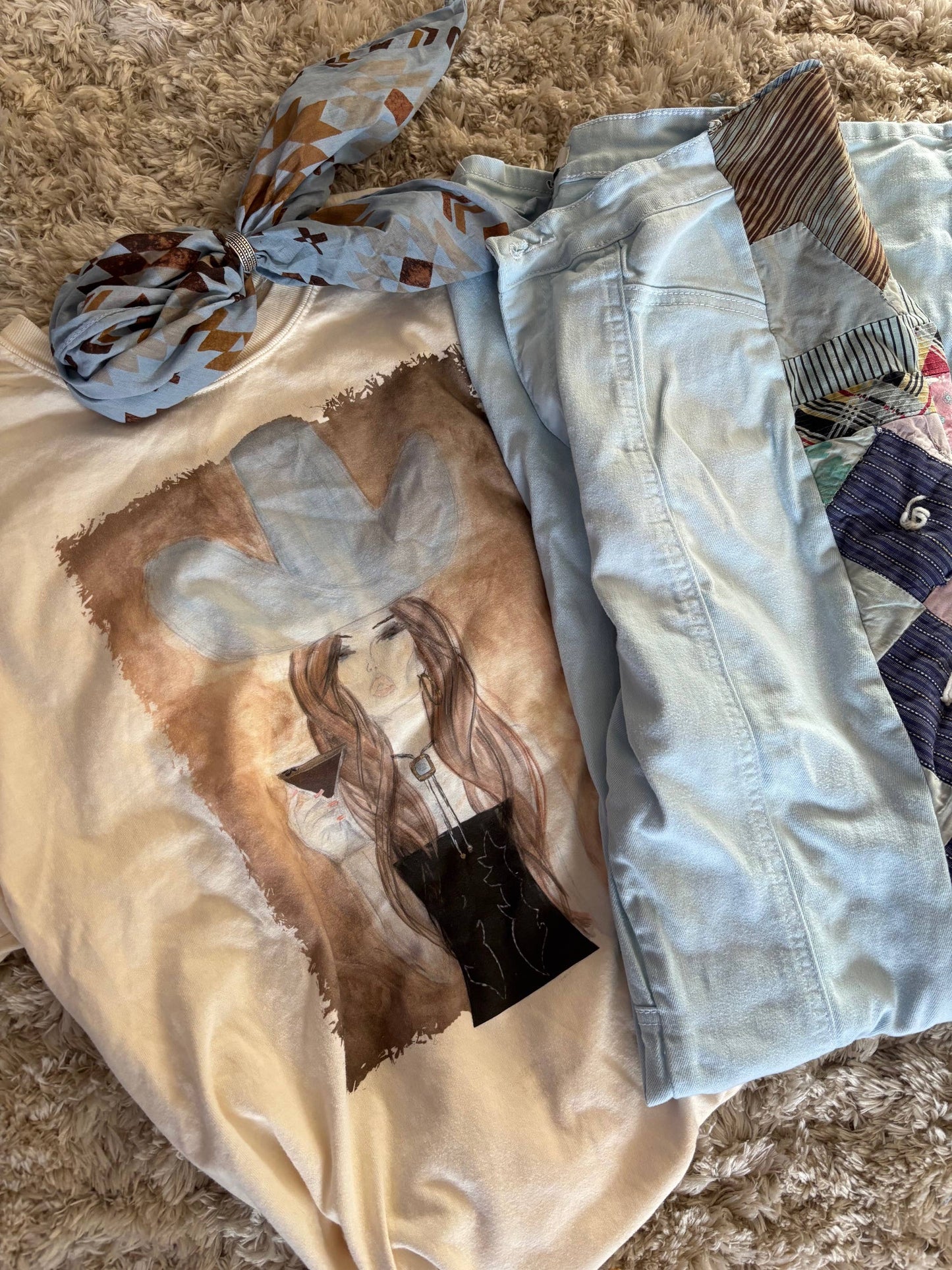 Martini Cowgirl Tee