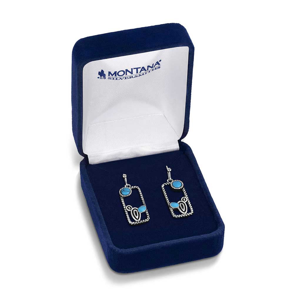 Montana Silversmith Desert Mirage Turquoise Earrings