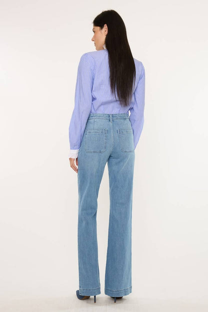Prima High Rise Flare Trouser Style Jean