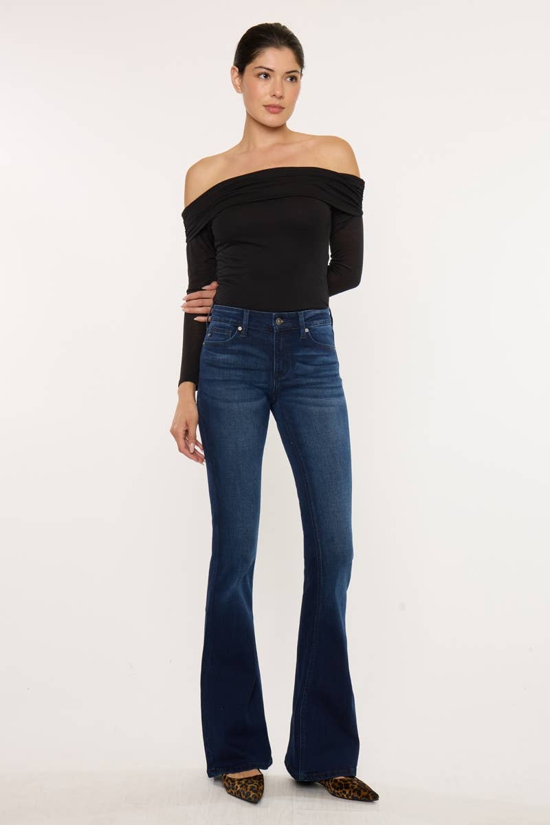 KanCan Trisha Mid Rise Flare Jeans