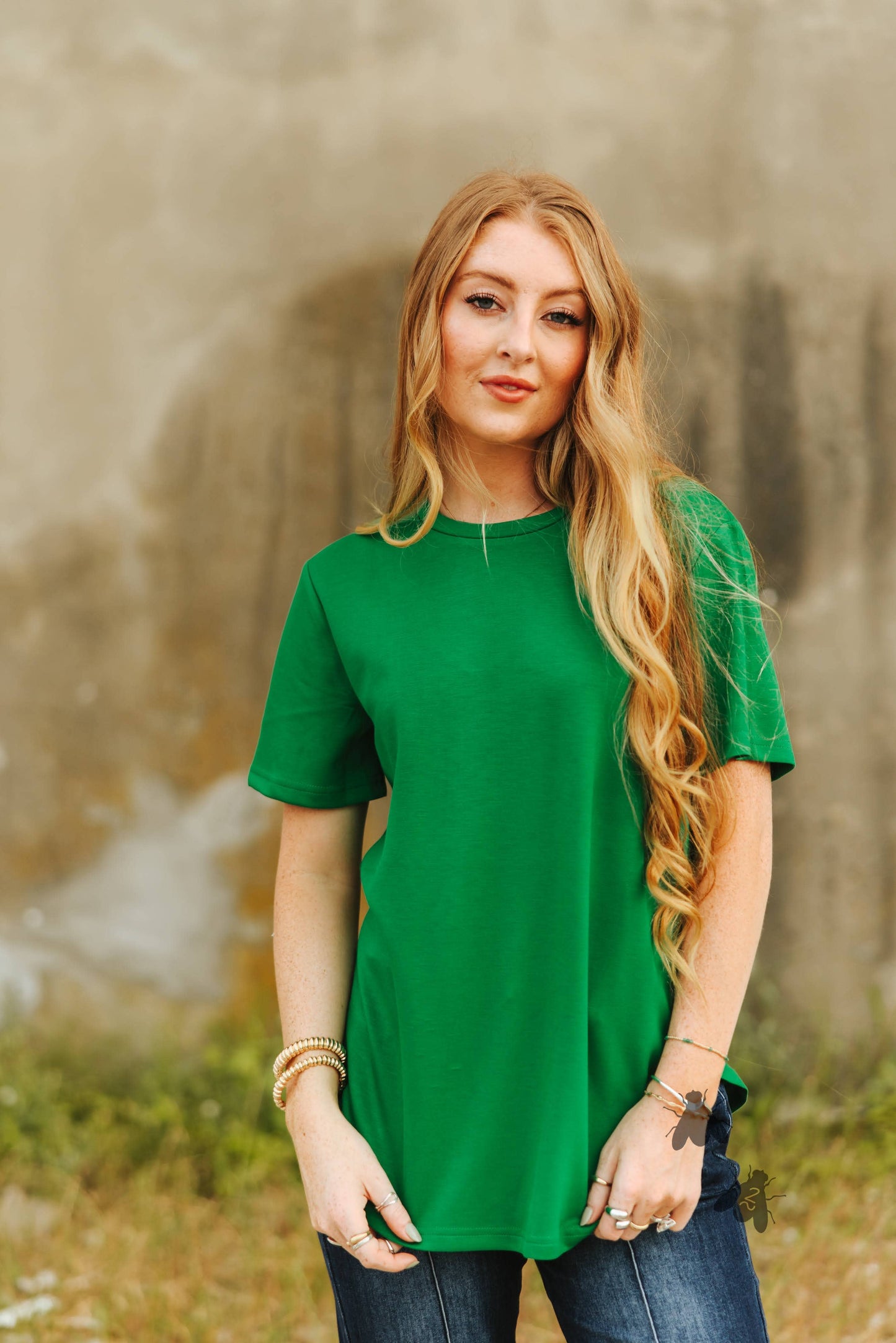 Kelly Green Cloud Tee
