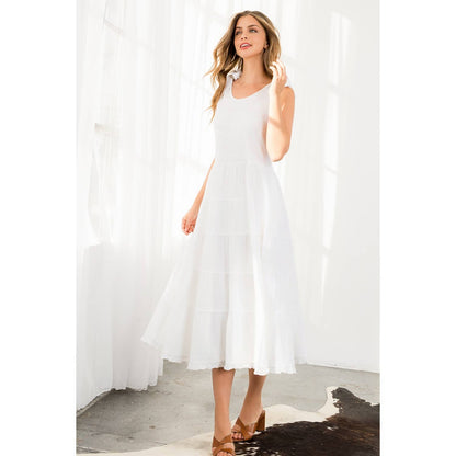Tie Straps Maxi Dress