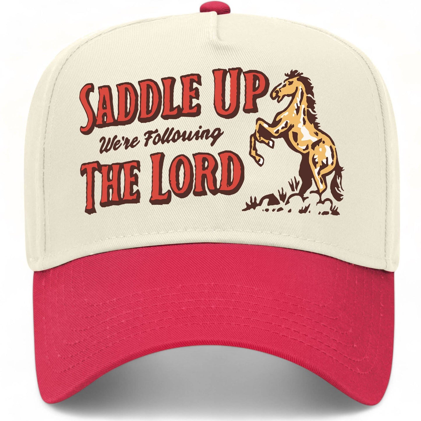Saddle Up We're Following The Lord Hat