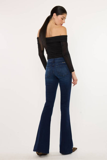 KanCan Trisha Mid Rise Flare Jeans
