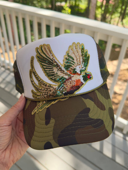 Backwoods Bougie Sequin Trucker Collection