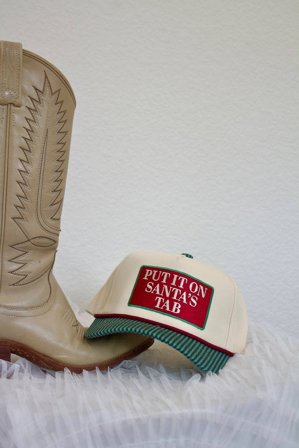 Put It On Santa's Tab Canvas Cap