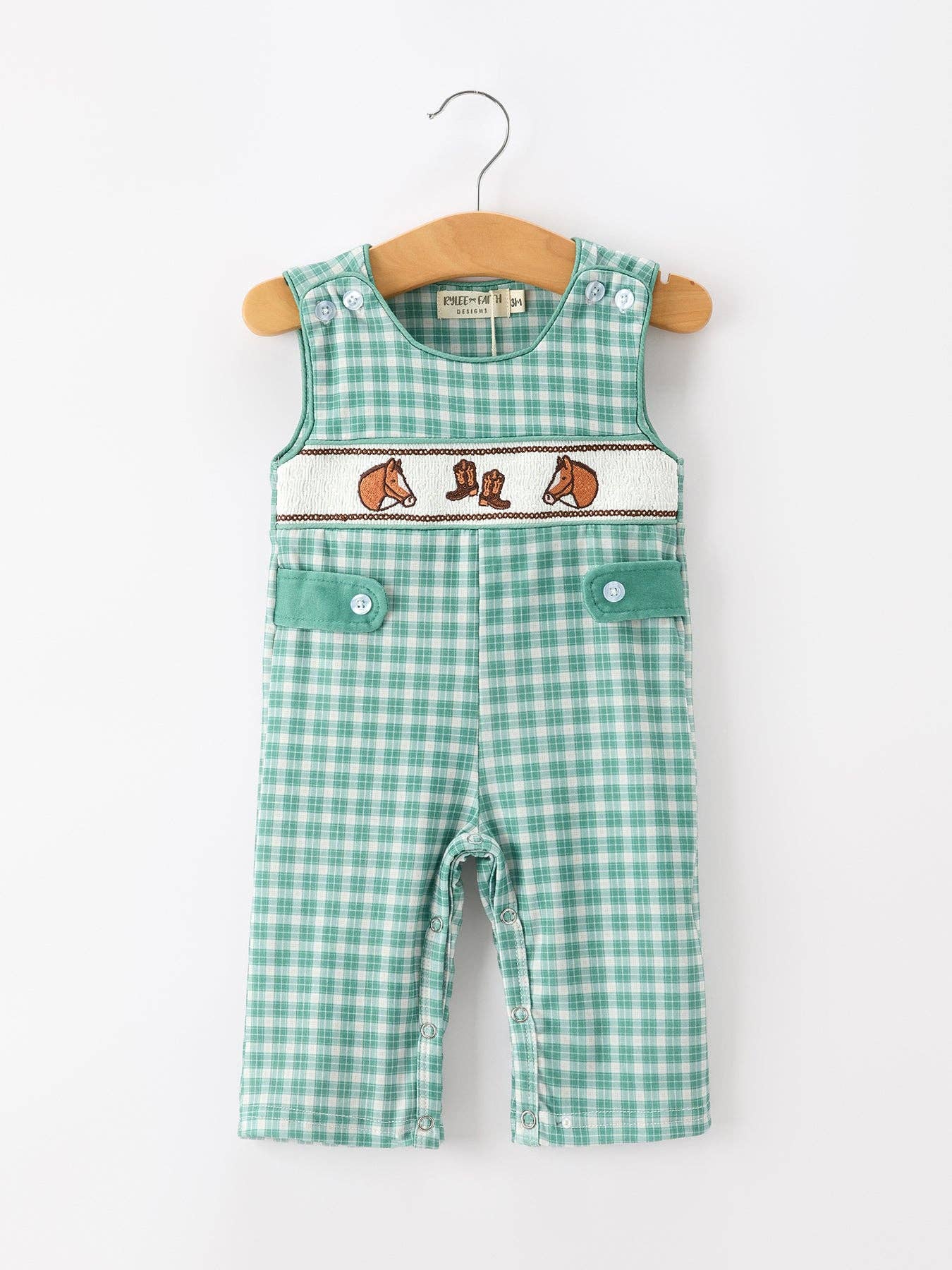 Boy's Western Plaid Horse JonJons