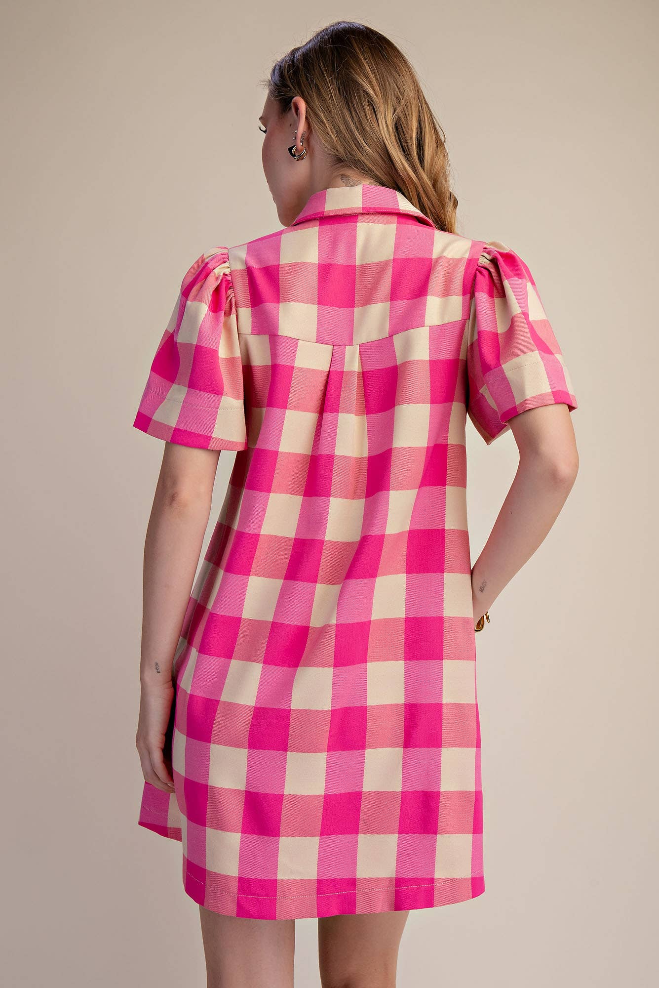 Checkered Mini Dress