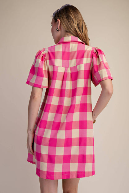 Checkered Mini Dress