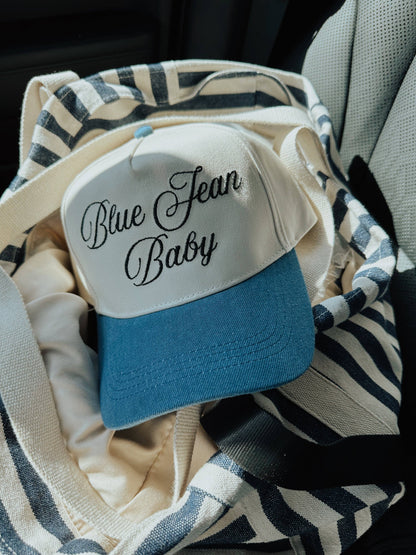 Blue Jean Baby Embroidered Trucker Hat