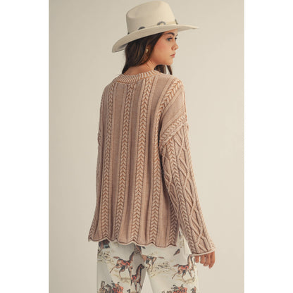 Luxury Heritage Braided Comfort Sweater