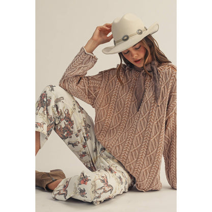 Luxury Heritage Braided Comfort Sweater