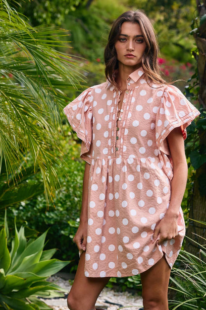 Polka Dot Mini Dress