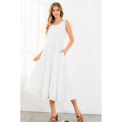 Tie Straps Maxi Dress