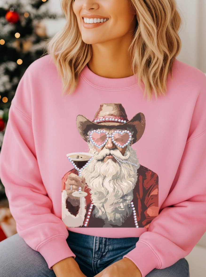 Cowboy Santa Crewneck