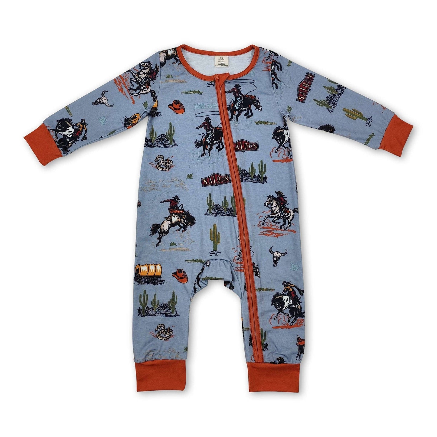Cactus Rodeo Baby Pajamas