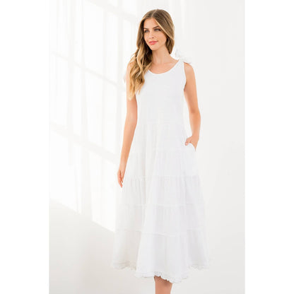 Tie Straps Maxi Dress