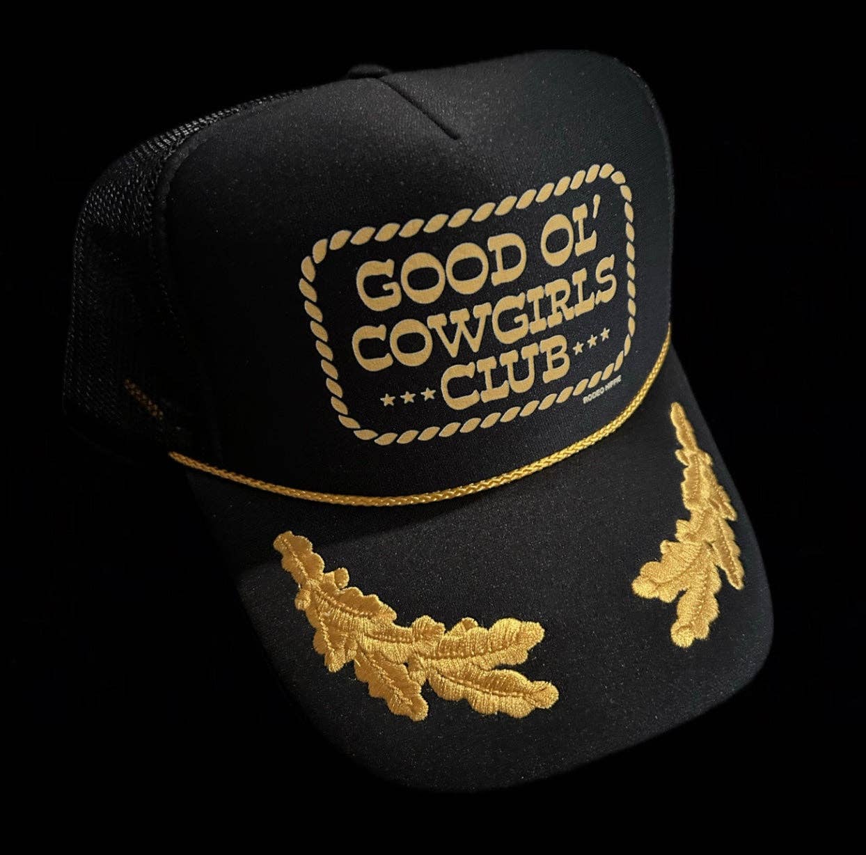 Good Ol' Cowgirls Club Captain Trucker Hat