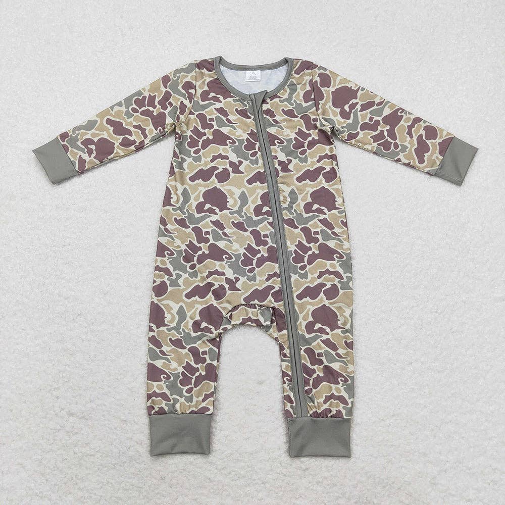 Boys Camo Bamboo Pajamas