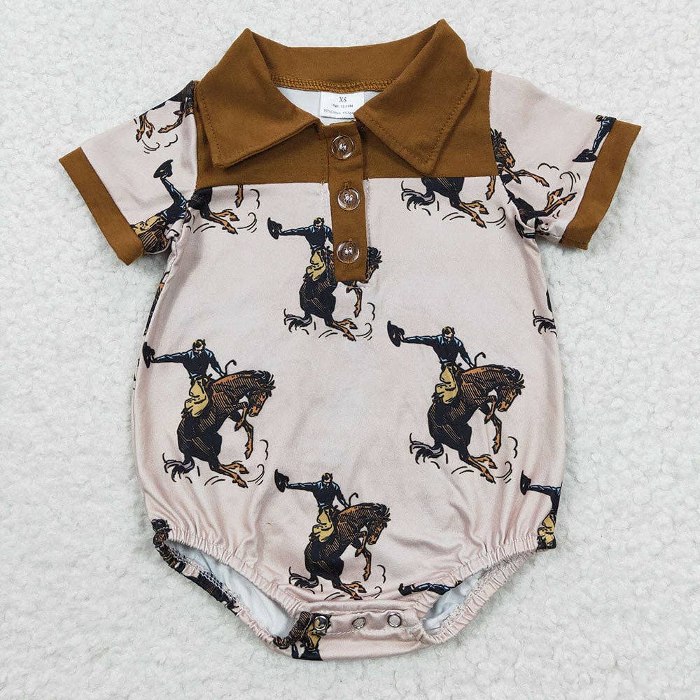 Boys Rodeo Baby Onesie