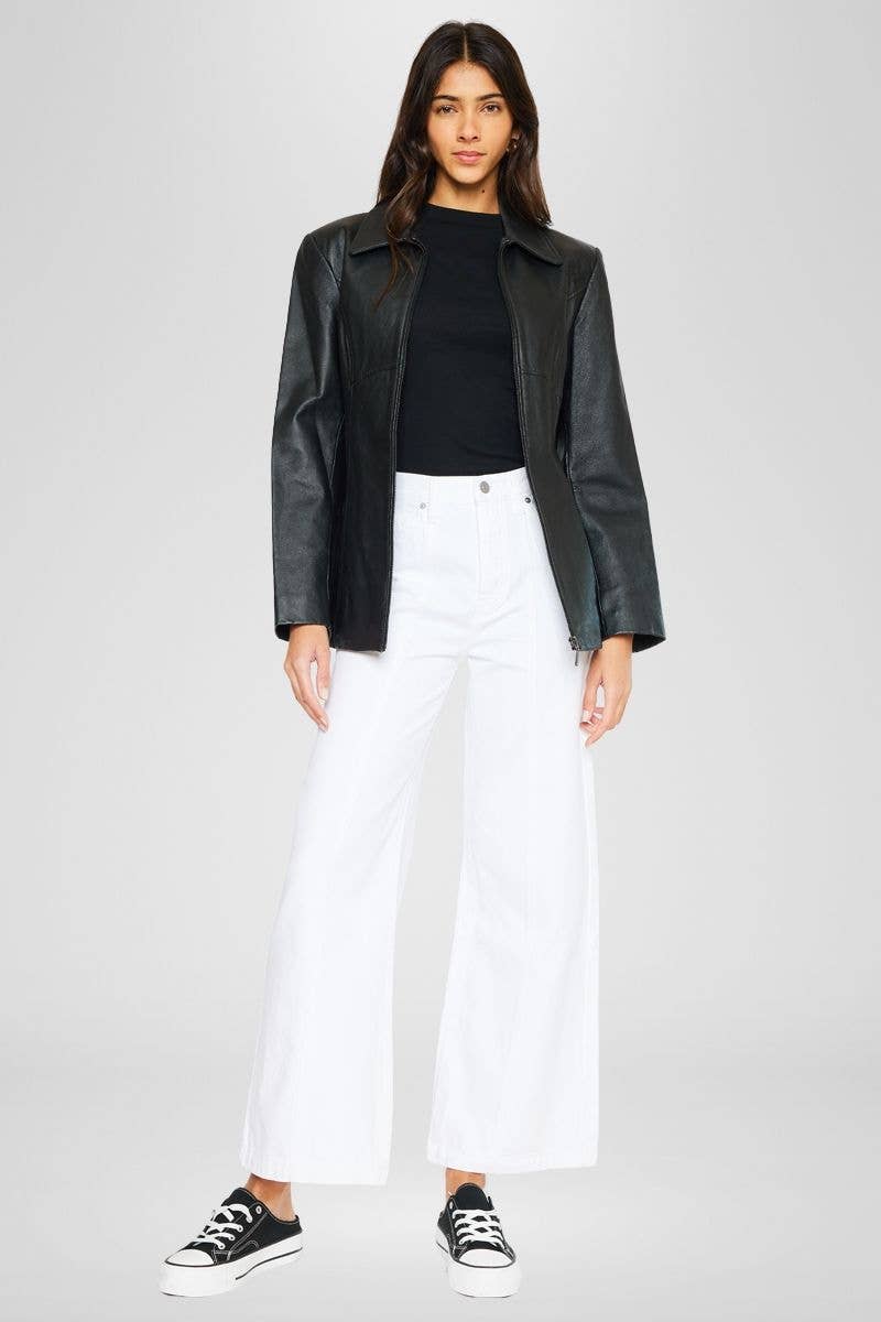 KanCan Mara Ultra High Rise 90s Wide Jeans – Rigid Pleated Fit