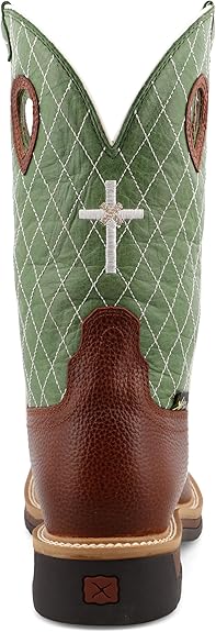 Twisted X Cognac & Lime 12" Western Work Boots