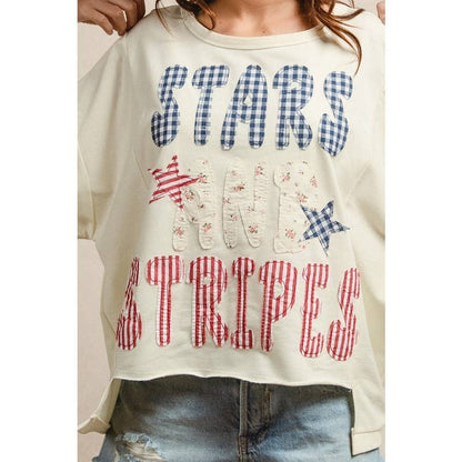 Stars & Stripes Patchwork Top