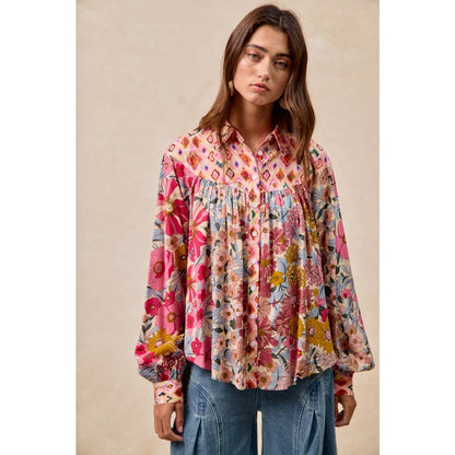 Floral Mix & Match Blouse
