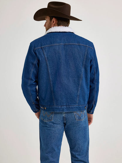 Wrangler Western Sherpa Lined Denim Jacket